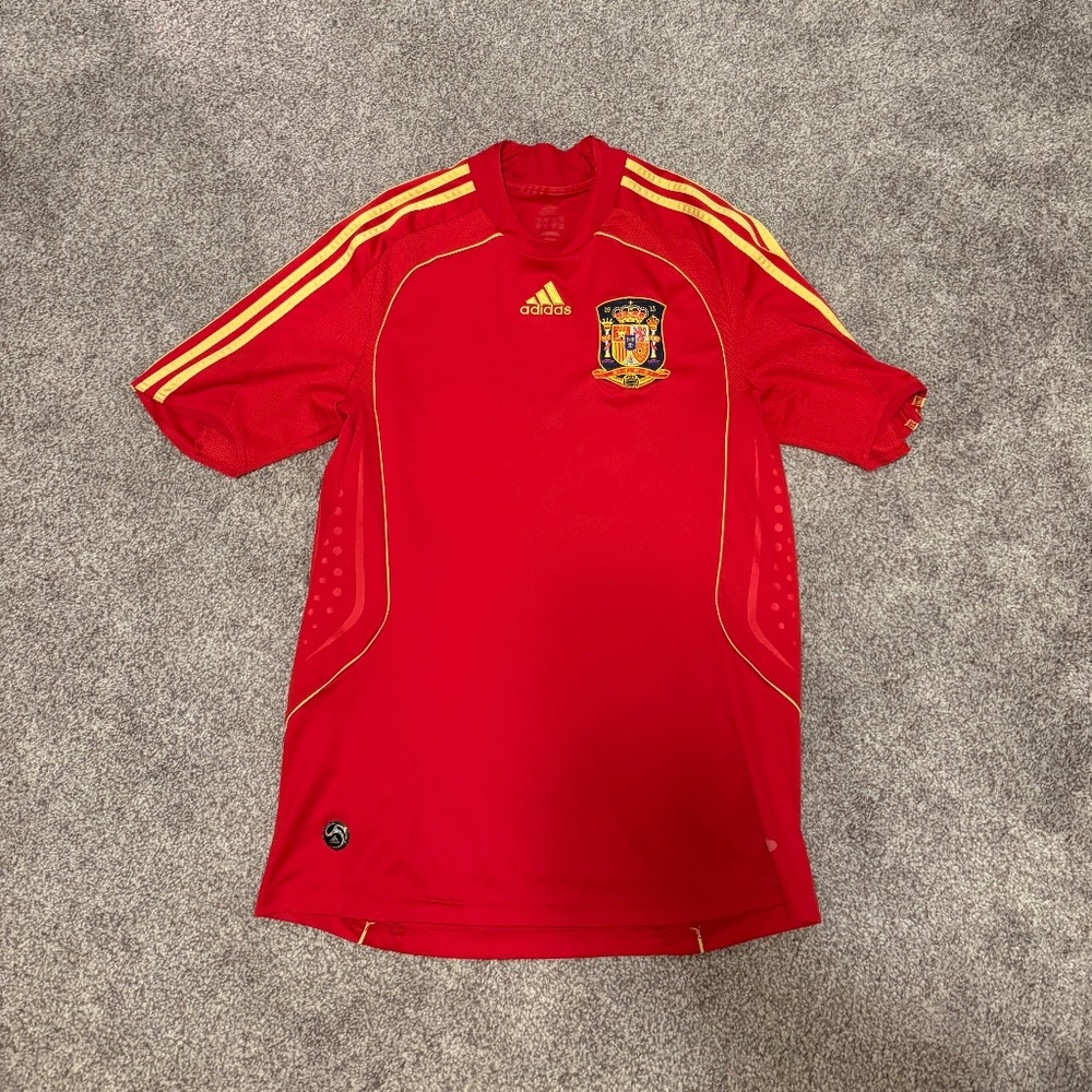Adidas Spain National Team Home Jersey – 2010 World Cup Era – Red/Gold